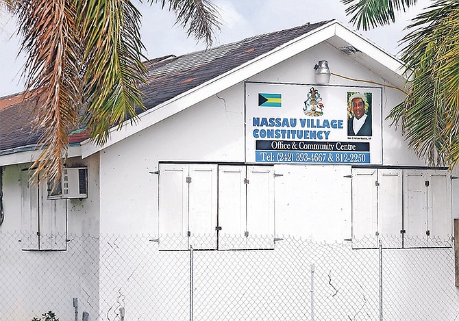 THE CONSTITUENCY sign for Halson Moultrie in Nassau Village.