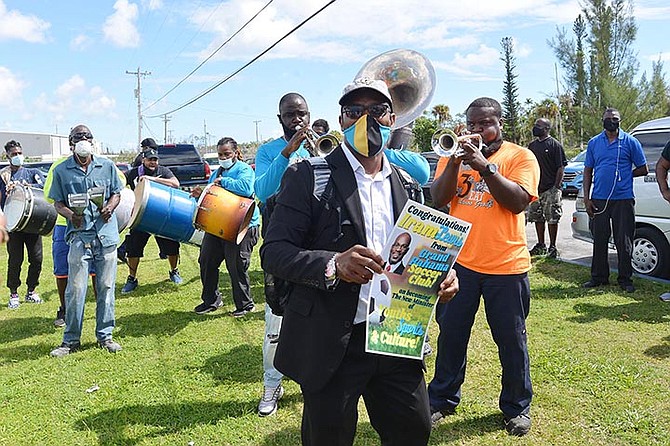 IRAM Lewis, the new Minister of Youth, Sports and Culture, pictured on Friday. Photos: Derek Carroll