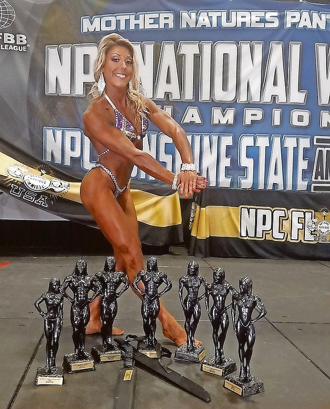 Serena Salis Decius-Norius emerged as the women’s physique overall champion at the NPC 2021 CJ Classic and Sunshine State Bodybuilding Bikini Physique Figure Fitness Classic on Saturday in West Palm Beach, Florida.