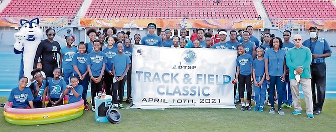 MEMBERS of the The DTSP Wolf Pack Track Club.