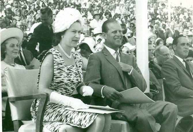QUEEN Elizabeth II and Prince Philip, The Duke of Edinburgh, are pictured together during a visit to The Bahamas in 1966.