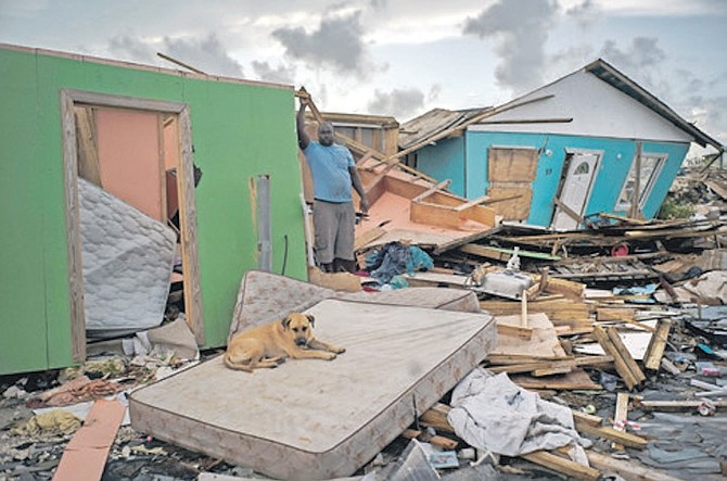 SOME of the damage in Abaco after Hurricane Dorian.