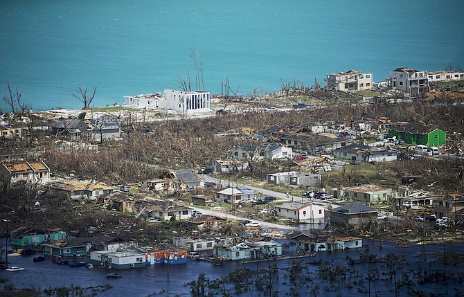DAMAGE from Hurricane Dorian in Abaco after the storm passed.