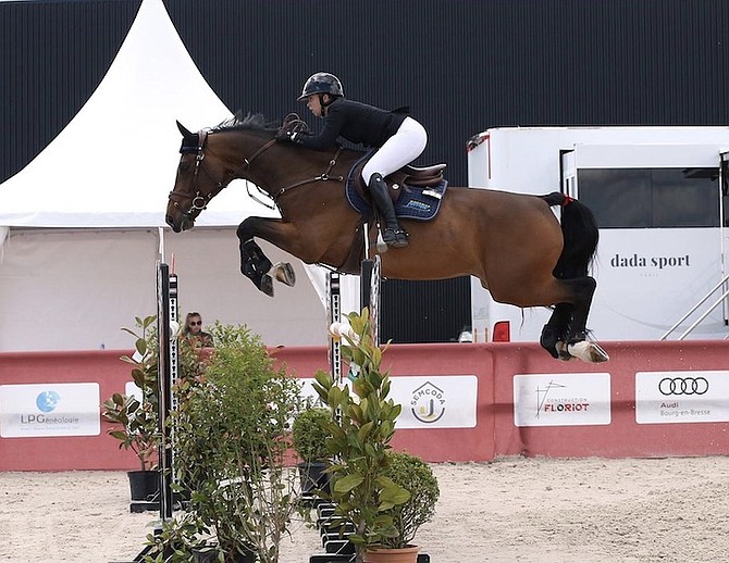 MILLIE Vlasov and Etoc HBC rode two clear rounds in a fast time to place 5th out of 52 in the Laiterie de Montaigue 1.40m Grand Prix at Bourg-en-Bresse, France