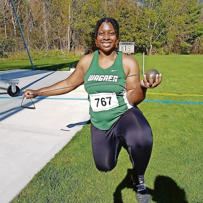 Multi-talented thrower Tiffany Hanna has been named the Northeast Conference (NEC) Women’s Outdoor Track & Field Scholar-Athlete of the Year.