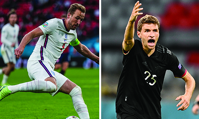 England’s Harry Kane and Germany’s Thomas Muller are both important figures for their teams.