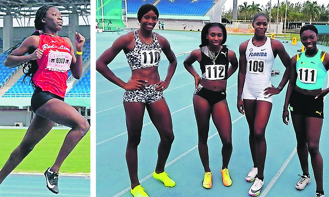 From SAC to Tokyo - the 4x400 relay team is an all-St Augustine’s College line-up, with Lacarthea Cooper, left, being named alternate to join the team of Shaunae Miller-Uibo, Anthonique Strachan, Doneisha Anderson and Megan Moss.