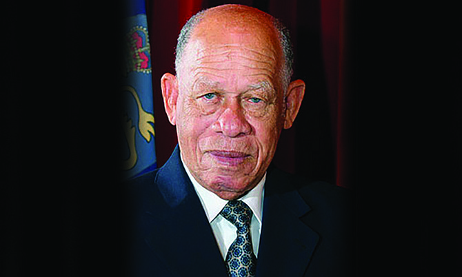 Former Governor General and Deputy Prime Minister Arthur Dion Hanna.