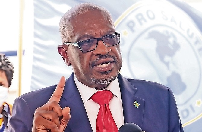 Prime Minister Dr Hubert Minnis.