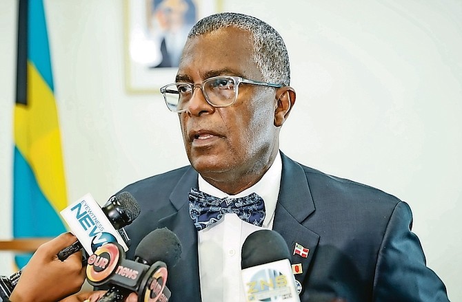 MINISTER of Foreign Affairs and Public Service Fred Mitchell. Photo: Racardo Thomas/Tribune Staff