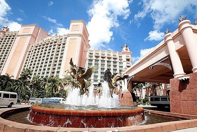 The Atlantis resort.