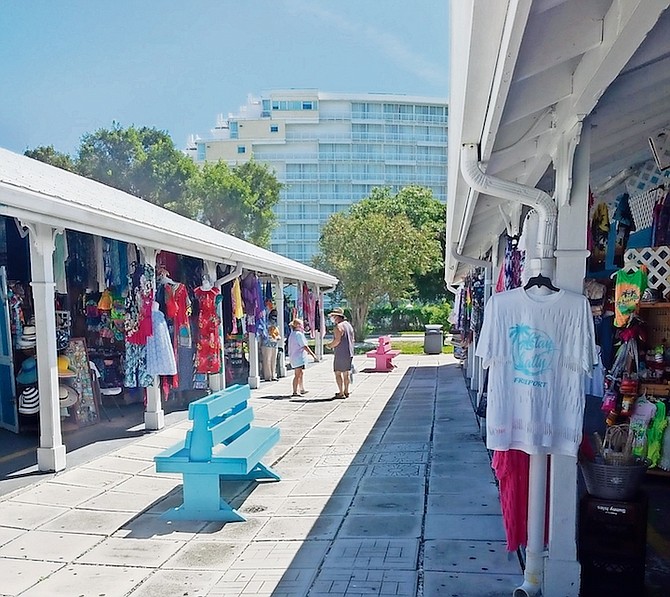 THE STRAW Market at Port Lucaya Marketplace. Photos: Denise Maycock/Tribune Staff
