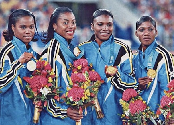 THE WINNING Bahamas team in the 2000 Sydney Olympics.