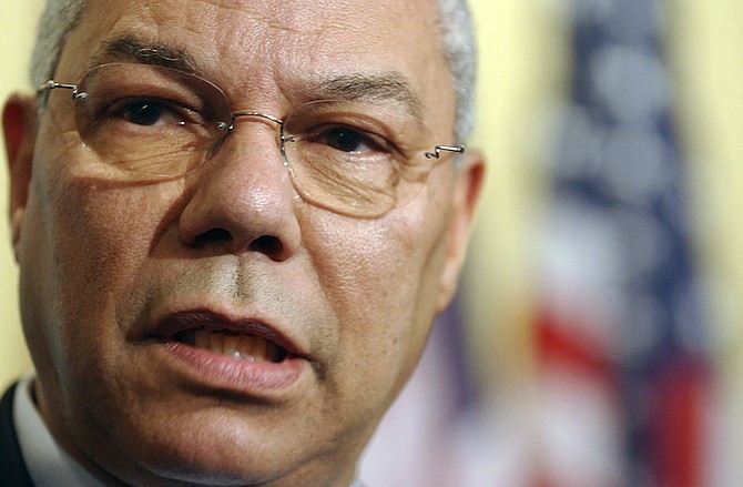 Former U.S. Secretary of State Colin Powell. (AP Photo/Mary Altaffer, file)