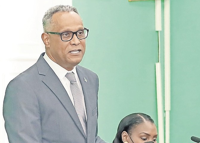 HEALTH and Wellness Minister Dr Michael Darville in the House of Assembly. Photo: Donavan McIntosh/Tribune staff