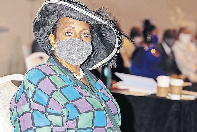 LORETTA Butler-Turner during the Parliament swearing-in ceremony.