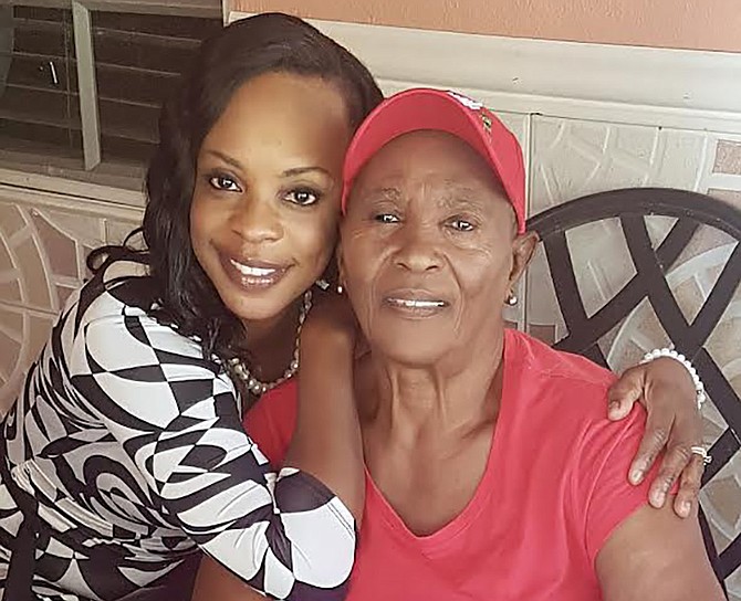 Meka and her beloved grandmother, Shirley Mae.