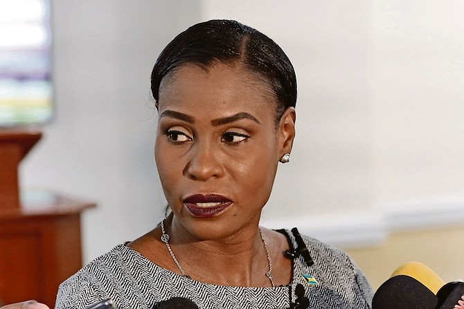 MINISTER of State for Public Service Pia Glover-Rolle. 
Photo: Donavan McIntosh/Tribune Staff