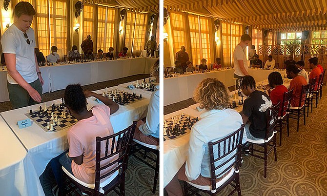 THE ORJAN Lindroth Memorial Open Chess Championship is being hosted at the Old Fort Bay clubhouse through April 3. The event, which stars several masters of the sport from across the globe, will include three grandmasters and is the first international chess tournament held in The Bahamas to be organised and hosted by Bahamians.