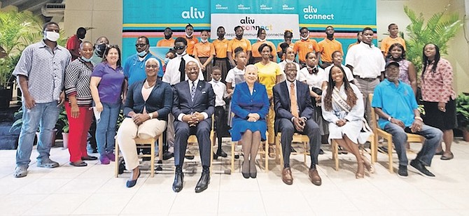 THE event yesterday to launch ALIV Connect. Photos: Moise Amisial