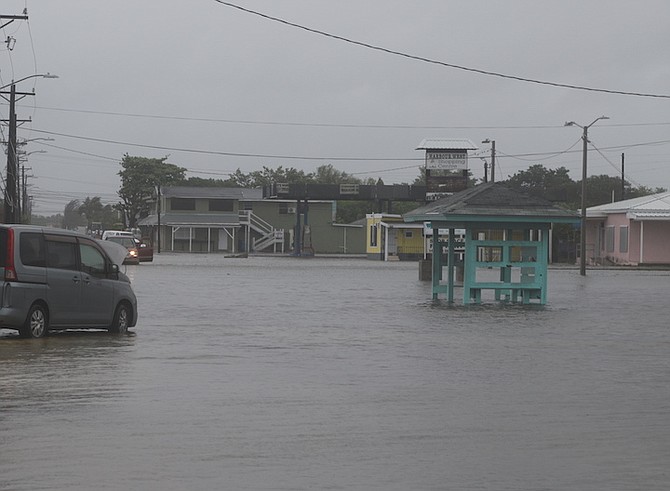 Flooding in Eight Mile Rock. Photo: Vandyke Hepburn