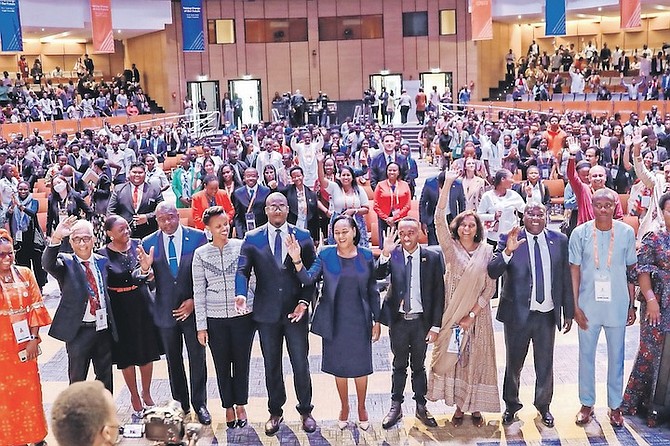 THE OPENING ceremony of the Commonwealth Youth Forum in Rwanda this week.