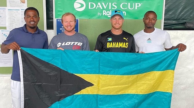BAHAMAS’ team of Marvin Rolle, Spencer Newman, Baker Newman and Kevin Major Jr.