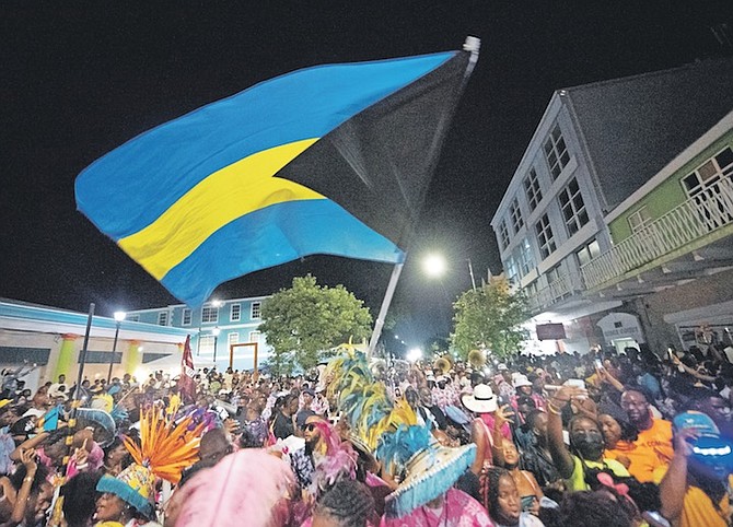 Independence celebrations on Bay Street. Photo: Moise Amisial