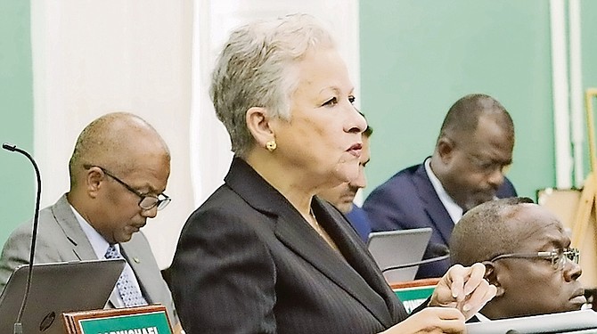 EDUCATION Minister Glenys Hanna Martin.