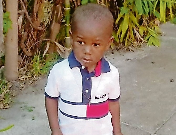 Four-year-old Kenton Seymour Jr, who died after being shot on Tuesday night.