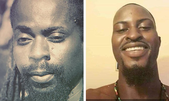 Caiaphas “Mucka” Forbes (left), who died after a boat capsized en route to Andros, and, right, Roynardo Strachan, whose body was found off Little Harbour Creek on Sunday.