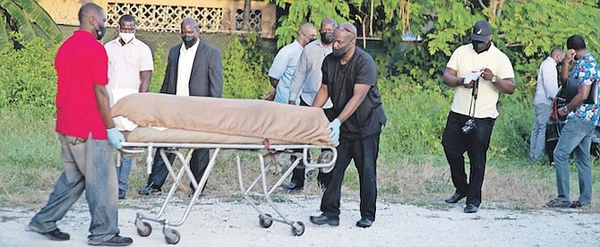 THE SCENE of the murder of Omar Davis Jr this week. 
Photo: Moise Amisial