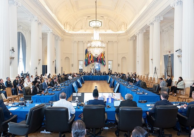 THE OAS meeting on September 7 in Washington DC.
Photo: Juan Manuel Herrera/OAS