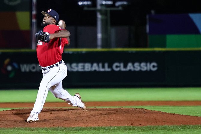 PRO baseball player Chavez Fernander in action for Great Britain.
Photo: Great Britain Baseball