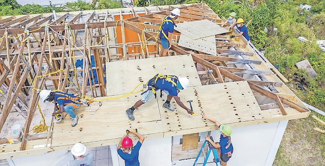 ALL Hands and Hearts during a previous visit to Abaco offering help in Dundas Town.