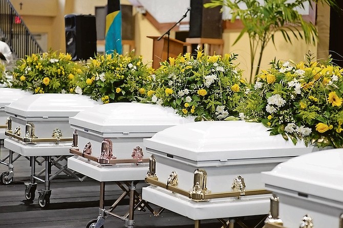 THE FUNERAL was held at Loyola Hall on Gladstone Road on Saturday. Photo: Moise Amisial