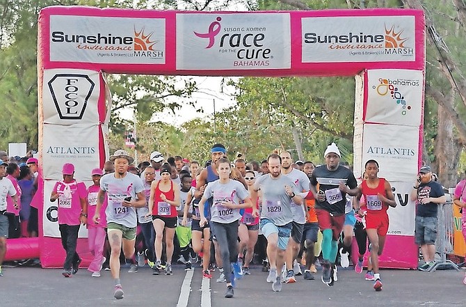 THE BAHAMAS raises awareness in different ways when it comes to breast cancer - from T-shirt days and office events to larger scale days like the Race for the Cure, such as this one in 2019.