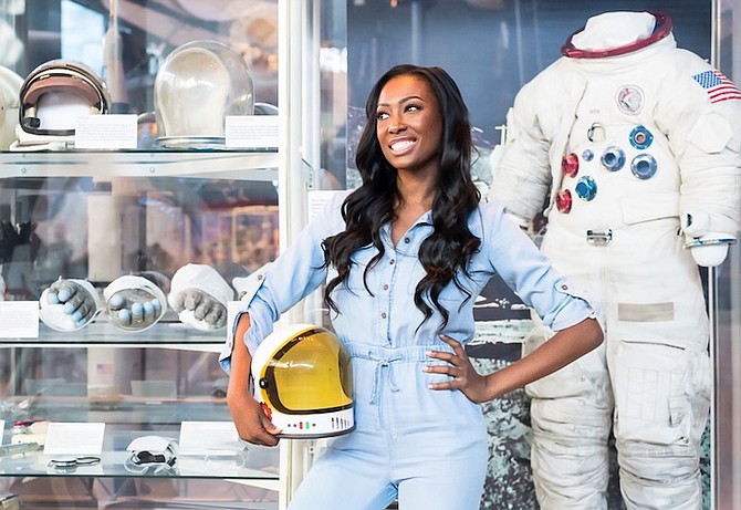 BAHAMIAN-American Aisha Bowe will make history when she boards an upcoming Blue Origin
flight that will go into space. She will be the first Bahamian to do so - and the sixth black woman on
board a launch leaving Earth’s atmosphere.