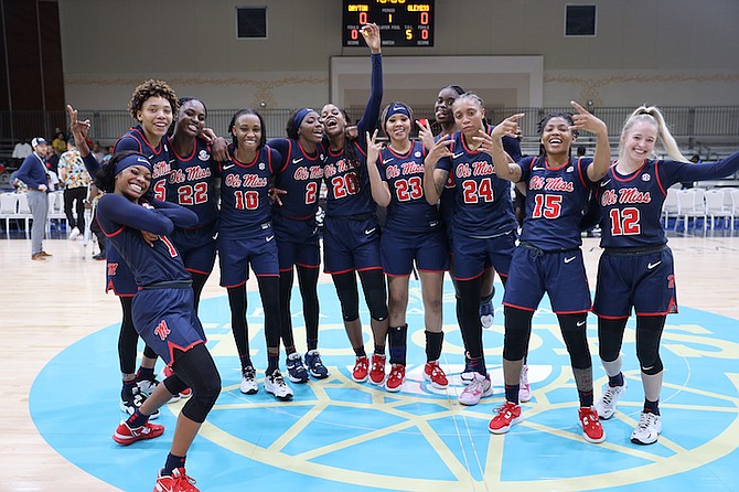 THE UNIVERSITY of Mississippi Rebels lost to the number 17-ranked Utah Utes last night in the Baha Mar Hoops Pink Flamingo Championships.
Photo: Austin Fernander/Tribune Staff