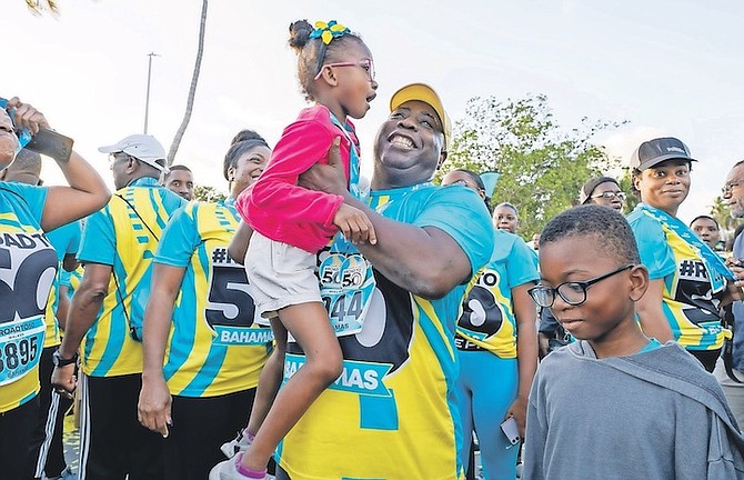 PRIME Minister Philip “Brave” Davis at the Road to 50 road race in a picture posted to his Facebook page.