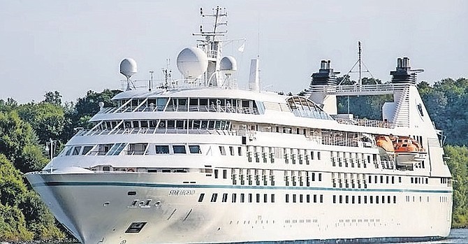 THE STAR LEGEND, operated by Windstar Cruises, which is due to make a stop off Lucaya, Grand Bahama, on December 16.