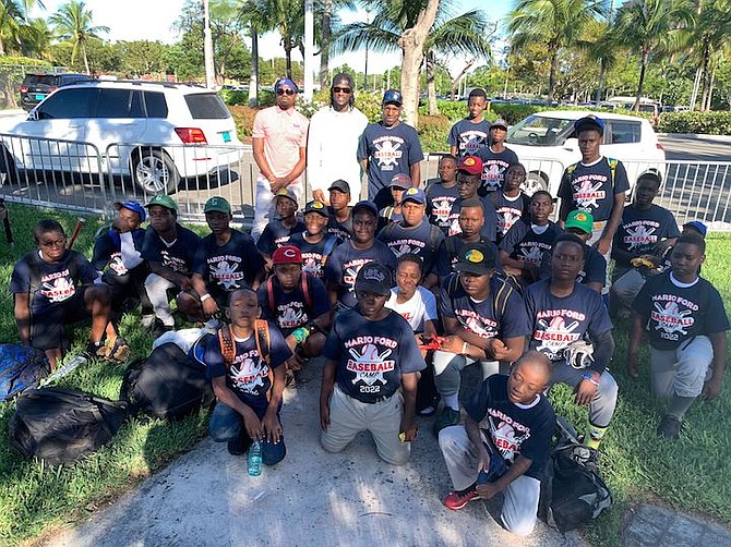 CONSOLIDATED Water (Bahamas) Ltd.’s (CWCO) donation afforded 30 Mario Ford Programme participants the opportunity to attend the recent ‘Don’t Blink Home Run Derby’ baseball clinic hosted on Paradise Island. During the clinic, participants were drilled at various skill positions, including hitting, fielding, pitching and baserunning.