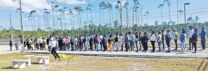 SOME 80 young people throughout the country are in training in Grand Bahama for the Bahamas National Youth Guard programme. This is the first cohort at the Police Training College in Grand Bahama.