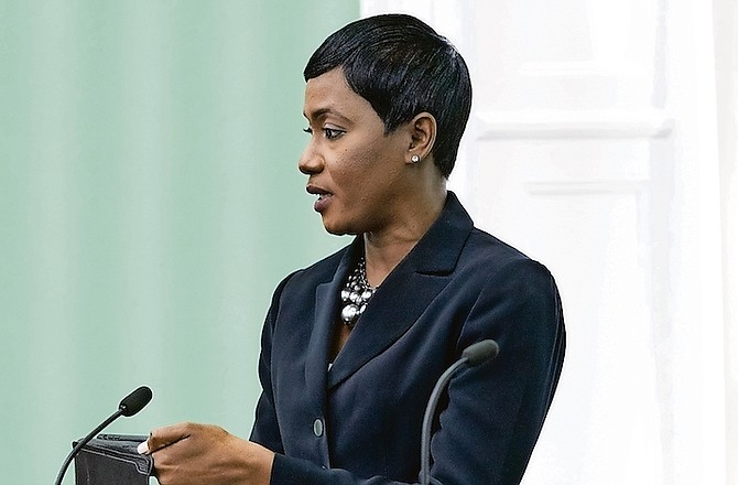 THE MINISTER for Grand Bahama, Ginger Moxey, speaking in parliament last year.