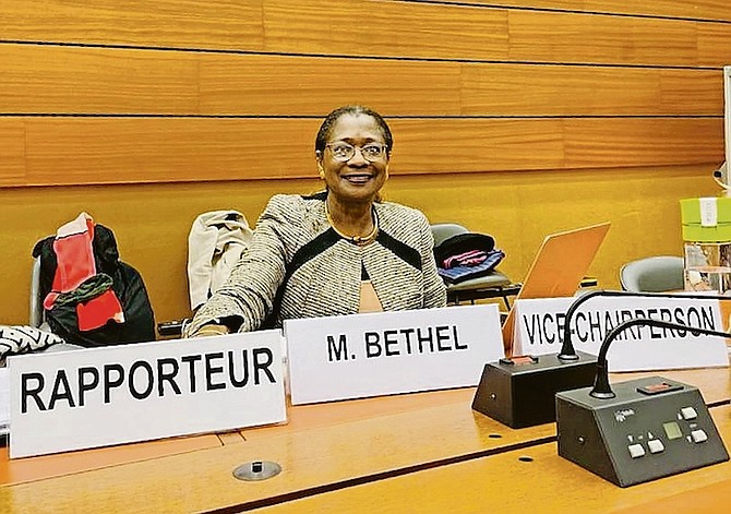 MARION BETHEL, human rights expert and attorney, was elected as vice-chairperson of the UN’s Committee on the Elimination of All Forms of Discrimination against Women (CEDAW) on February 6 in Geneva, Switzerland.