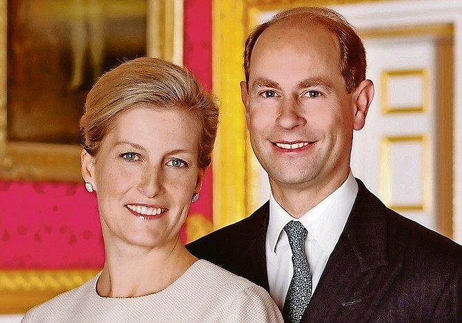 Prince Edward and his wife Sophie, Earl and Countess of Wessex.
