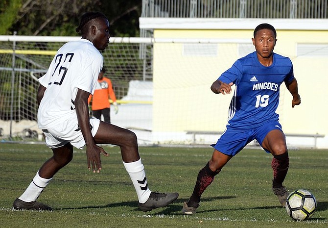 THE University of The Bahamas Mingoes men’s soccer team is scheduled to play their next game against the Bears FC at the Roscow A.L. Davies field at 5pm this Sunday. 
Photo: UB Athletics