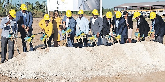 THE GROUNDBREAKING ceremony at the Gladstone Road Agricultural Centre. Photos: Moise Amisial