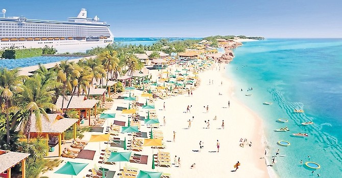 AN ARTIST’s impression of the Royal Caribbean project.