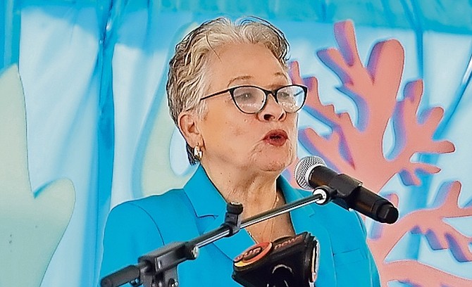 Minister of Education Glenys Hanna Martin.
Photo: Austin Fernander